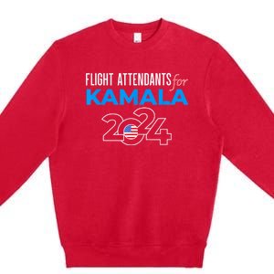 Kamala Harris 2024 For President Premium Crewneck Sweatshirt