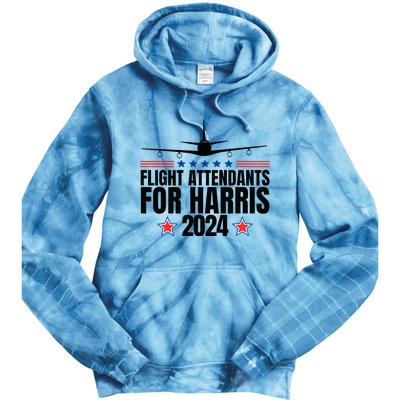 Kamala Harris 2024 For President Flight Attendants Tie Dye Hoodie