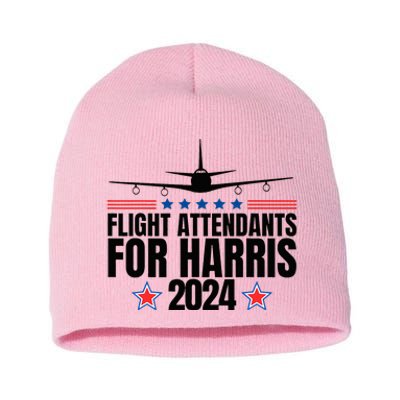 Kamala Harris 2024 For President Flight Attendants Short Acrylic Beanie