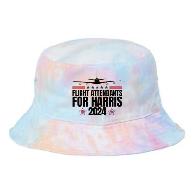 Kamala Harris 2024 For President Flight Attendants Tie Dye Newport Bucket Hat