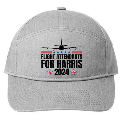 Kamala Harris 2024 For President Flight Attendants 7-Panel Snapback Hat