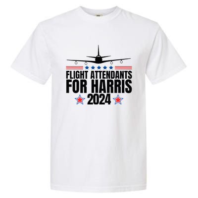 Kamala Harris 2024 For President Flight Attendants Garment-Dyed Heavyweight T-Shirt