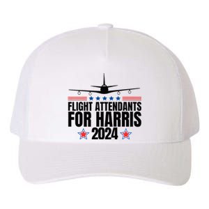 Kamala Harris 2024 For President Flight Attendants Yupoong Adult 5-Panel Trucker Hat