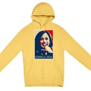 Kamala Harris 2024 For President Campaign Premium Pullover Hoodie