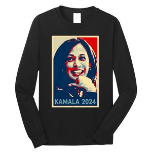 Kamala Harris 2024 For President Campaign Long Sleeve Shirt