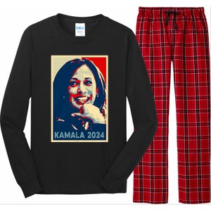 Kamala Harris 2024 For President Campaign Long Sleeve Pajama Set