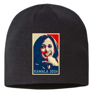 Kamala Harris 2024 For President Campaign Sustainable Beanie