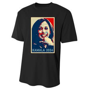 Kamala Harris 2024 For President Campaign Performance Sprint T-Shirt