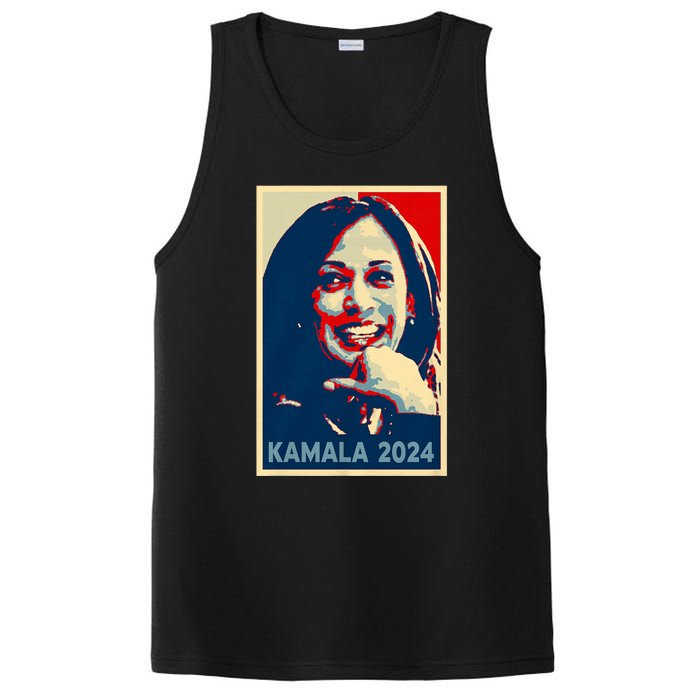 Kamala Harris 2024 For President Campaign PosiCharge Competitor Tank