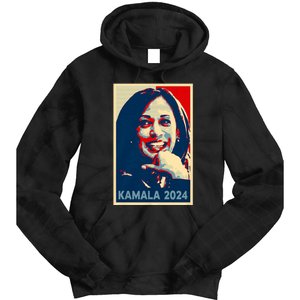 Kamala Harris 2024 For President Campaign Tie Dye Hoodie