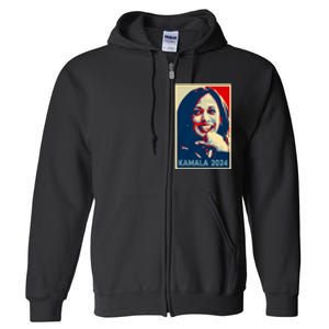 Kamala Harris 2024 For President Campaign Full Zip Hoodie