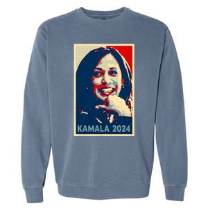 Kamala Harris 2024 For President Campaign Garment-Dyed Sweatshirt