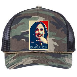 Kamala Harris 2024 For President Campaign Retro Rope Trucker Hat Cap