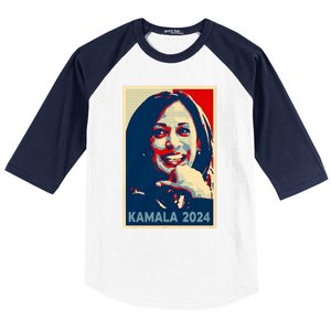 Kamala Harris 2024 For President Campaign Baseball Sleeve Shirt