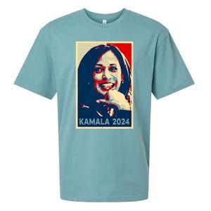 Kamala Harris 2024 For President Campaign Sueded Cloud Jersey T-Shirt