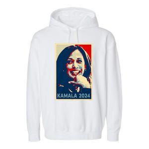 Kamala Harris 2024 For President Campaign Garment-Dyed Fleece Hoodie