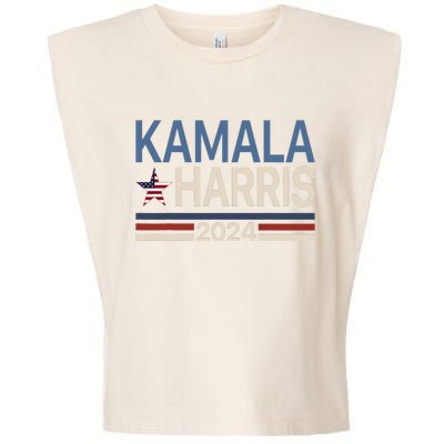 Kamala Harris 2024 For President Campaign Vote Election Garment-Dyed Women's Muscle Tee