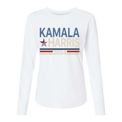 Kamala Harris 2024 For President Campaign Vote Election Womens Cotton Relaxed Long Sleeve T-Shirt