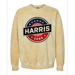 Kamala Harris 2024 For President Campaign 2024 Us Flag Colorblast Crewneck Sweatshirt