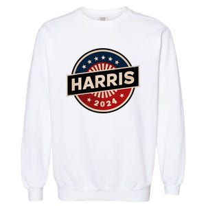 Kamala Harris 2024 For President Campaign 2024 Us Flag Garment-Dyed Sweatshirt