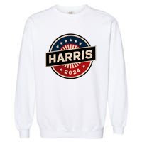 Kamala Harris 2024 For President Campaign 2024 Us Flag Garment-Dyed Sweatshirt