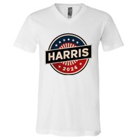 Kamala Harris 2024 For President Campaign 2024 Us Flag V-Neck T-Shirt