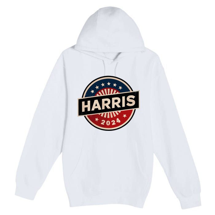 Kamala Harris 2024 For President Campaign 2024 Us Flag Premium Pullover Hoodie