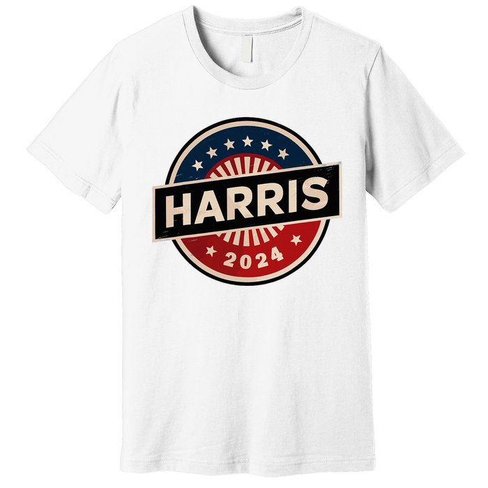 Kamala Harris 2024 For President Campaign 2024 Us Flag Premium T-Shirt