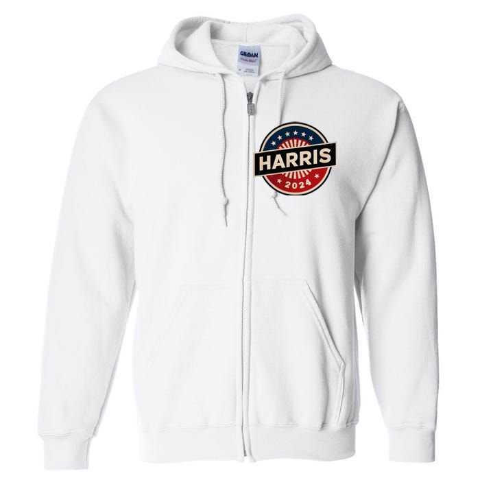 Kamala Harris 2024 For President Campaign 2024 Us Flag Full Zip Hoodie