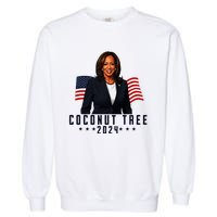 Kamala Harris 2024 Coconut Tree 2024 Vote Elect Kamala 2024 Garment-Dyed Sweatshirt