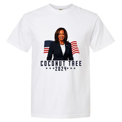 Kamala Harris 2024 Coconut Tree 2024 Vote Elect Kamala 2024 Garment-Dyed Heavyweight T-Shirt