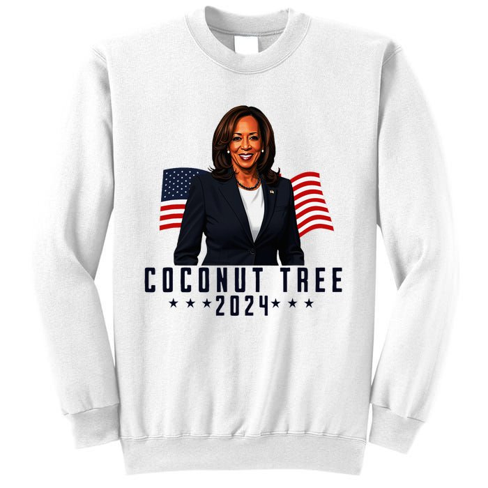 Kamala Harris 2024 Coconut Tree 2024 Vote Elect Kamala 2024 Sweatshirt