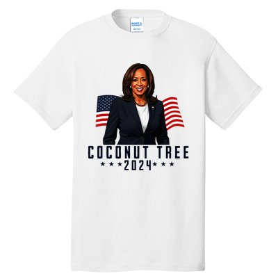 Kamala Harris 2024 Coconut Tree 2024 Vote Elect Kamala 2024 Tall T-Shirt