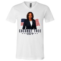 Kamala Harris 2024 Coconut Tree 2024 Vote Elect Kamala 2024 V-Neck T-Shirt