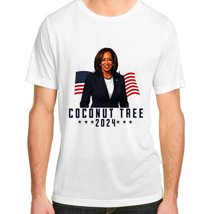 Kamala Harris 2024 Coconut Tree 2024 Vote Elect Kamala 2024 Adult ChromaSoft Performance T-Shirt