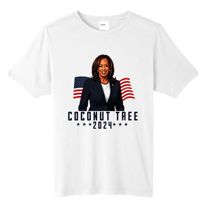 Kamala Harris 2024 Coconut Tree 2024 Vote Elect Kamala 2024 Tall Fusion ChromaSoft Performance T-Shirt