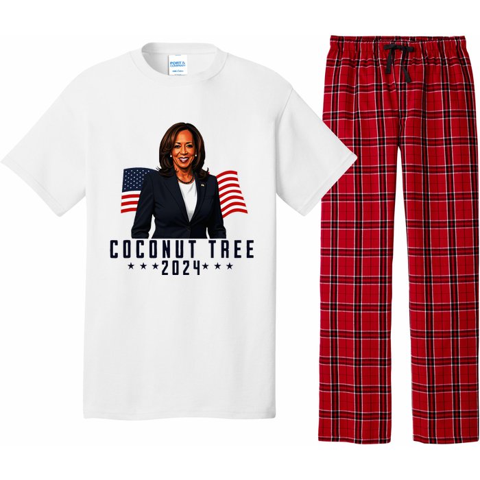 Kamala Harris 2024 Coconut Tree 2024 Vote Elect Kamala 2024 Pajama Set