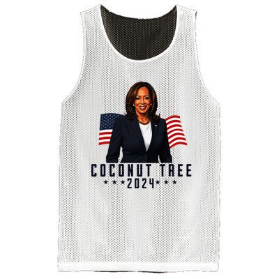 Kamala Harris 2024 Coconut Tree 2024 Vote Elect Kamala 2024 Mesh Reversible Basketball Jersey Tank