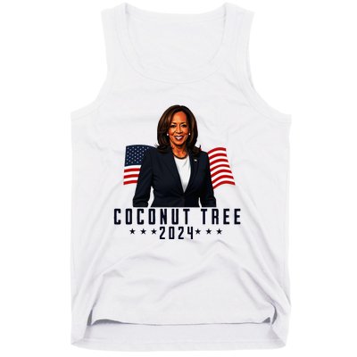 Kamala Harris 2024 Coconut Tree 2024 Vote Elect Kamala 2024 Tank Top