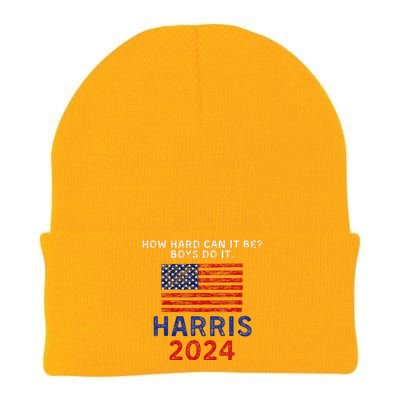 Kamala Harris 2024 How Hard Can It Be Do It Knit Cap Winter Beanie