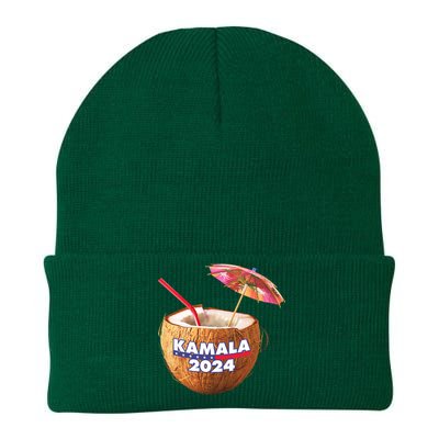 Kamala Harris 2024 Coconut Tree Meme Knit Cap Winter Beanie