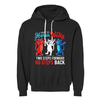 Kamala Harris 2024 Waltz Dance 2 Steps Forward Garment-Dyed Fleece Hoodie