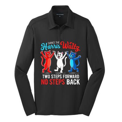 Kamala Harris 2024 Waltz Dance 2 Steps Forward Silk Touch Performance Long Sleeve Polo