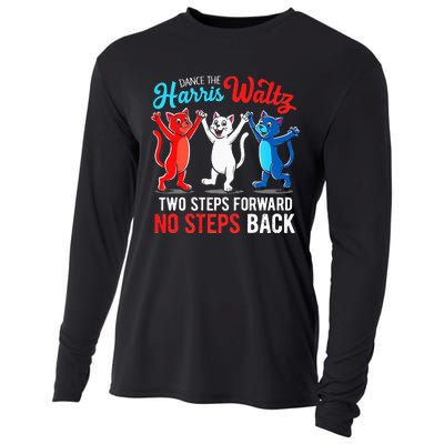 Kamala Harris 2024 Waltz Dance 2 Steps Forward Cooling Performance Long Sleeve Crew