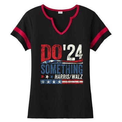 Kamala Harris 2024 Election Michelle Obama Do Something Ladies Halftime Notch Neck Tee