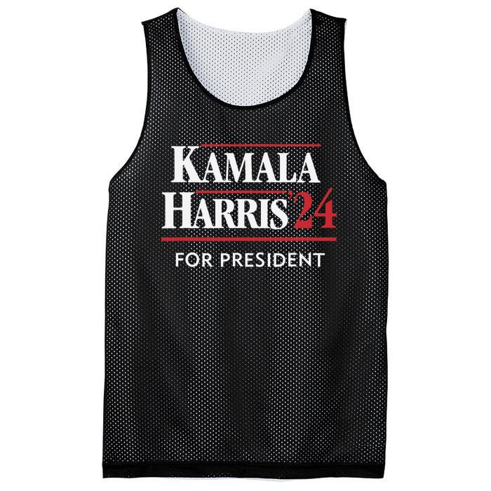 Kamala Harris 24 For President 2024 Election Mesh Reversible Basketball Jersey Tank