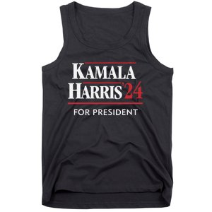 Kamala Harris 24 For President 2024 Election Tank Top