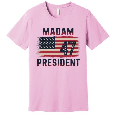 Kamala Harris 2024 Madam President Kamala 47 Usa Premium T-Shirt