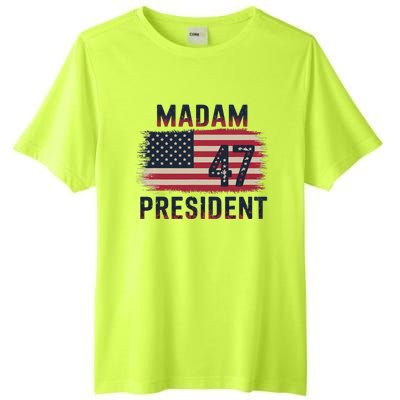 Kamala Harris 2024 Madam President Kamala 47 Usa Tall Fusion ChromaSoft Performance T-Shirt