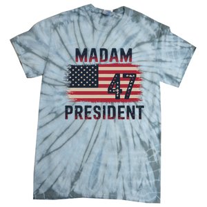 Kamala Harris 2024 Madam President Kamala 47 Usa Tie-Dye T-Shirt